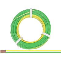 Donau Elektronik 318-354-25 Draad 3 x 0.14 mm² Geel, Wit, Groen 25 m - thumbnail