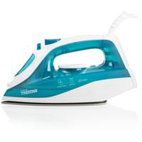Tristar stoomstrijkijzer 2000w blauw/wit - thumbnail