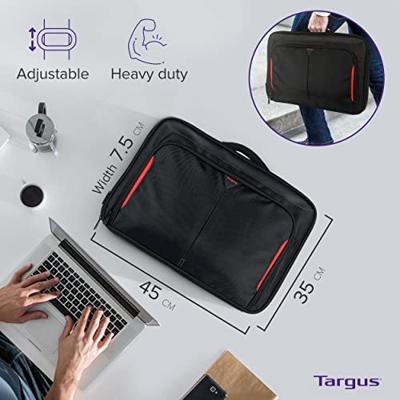 Targus 17"/18" notebook tas zwart/rood - thumbnail