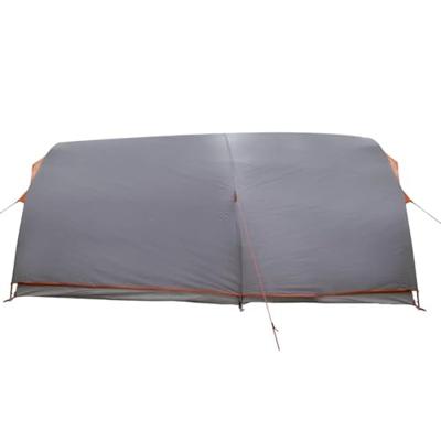 VidaXL Tunnel tent met dak grijs en oranje 500 x 348 x 200 cm taft