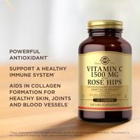Solgar Vitamine C with Rose Hips (Rozenbottel) 1500 mg Tabletten - thumbnail