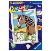 Ravensburger creart paard en poesje - thumbnail