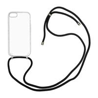 Høyde - iPhone SE (2022 / 2020) / 8 / 7 - Telefoonhoes met koord - Transparant - thumbnail