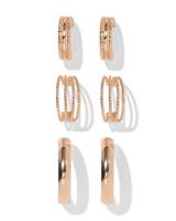 HEMA Oorringen 18mm goud - 3 stuks (Gold) - thumbnail
