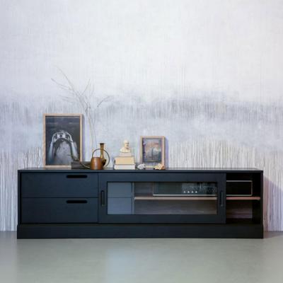 WOOOD TV-meubel 'James' 180cm, kleur Zwart