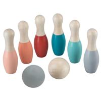 Houten Kinder Bowlingset - Pastel - thumbnail