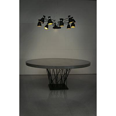 Hanglamp retro design 12 armen koper kleurig 20047 Hanglamp retro design 12 armen koper kleurig 20047
