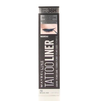 Maybelline Tattoo Liner Liquid Ink 710 Inked Black - Ultra langhoudende liquid eyeliner - Zwarte Dip-in Eyeliner - 1,2 ml