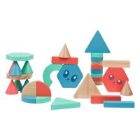 BS Toys houten bouwstenen - 38dlg. - thumbnail