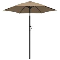 VidaXL Parasol 200x224 cm aluminium taupe - thumbnail