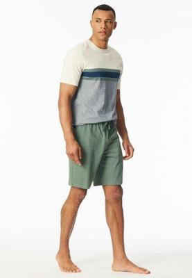 Schiesser Schiesser Pyjama Short khaki 182607 56/XXL