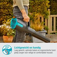 GARDENA PowerJet 18V P4A Ready-To-Use Set Bladblazer Accu Incl. accu 18 V - thumbnail