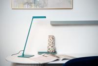 Lucide LAVALE - Bureaulamp - LED Dimb. - 1x3W 2700K - Turkoois - thumbnail