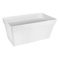 ELHO Plantenbak met wielen voor terras - 70 cm - Wit - thumbnail