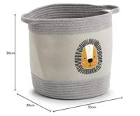 Opbergmand Leeuw - Ø 30 cm - thumbnail