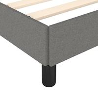 Bedframe zonder matras stof donkergrijs 200x200 cm - thumbnail
