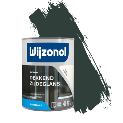 Wijzonol Dekkend Zijdeglanslak 750 ml 9277 Grachtengroen