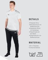 JAKO 8495K Trainingsbroek Active Kids - Zwart/Wit - 116 - thumbnail