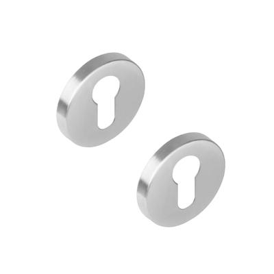 Intersteel rozetten met profielcilindergat verdekt 51x10mm ATP - RVS Intersteel rozetten met profielcilindergat verdekt 51x10mm ATP - RVS