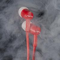 SOL Republic Jax In-ear hoofdtelefoon, geluidsisolerend, draadloze oordopjes met microfoon + 1-knopbediening, hoogwaardig geluid met krachtige bas, 4 oordopjes maten voor ideale pasvorm, rood - thumbnail