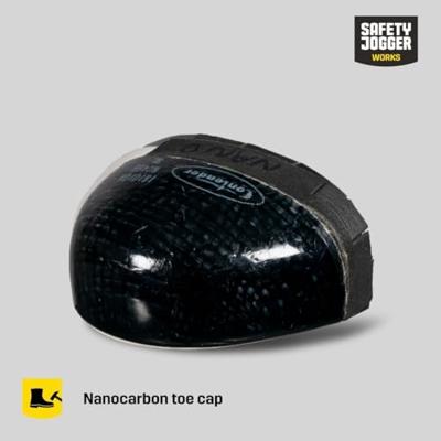 Safety Jogger Modulo S1PS Sandal | Zwart/Geel | Maat 37 - 5401124788952