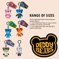 Deddy Bears Pluche Met Clip Serie 3 Blind Bag 10 Cm - thumbnail