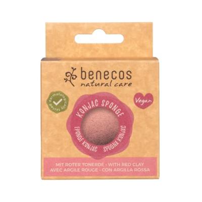 Natural konjac sponge - red clay