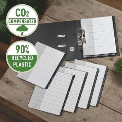 Leitz Recycle geperforeerde showtas, ft A3 landscape, 100 micron, gekorreld, doos van 25 stuks - thumbnail