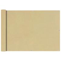 VidaXL Balkonscherm oxford textiel 75x400 cm beige - thumbnail
