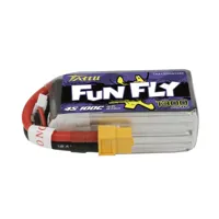 GensAce Tattu FunFly Lipo 100c 14,8 volt 1300mah met XT60 Stekker - thumbnail