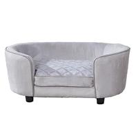 Enchanted hondenmand / sofa constantine zilverkleurig 86,5x58,5x39,5 cm - thumbnail