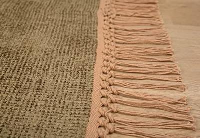 Tapeso Viscose vloerkleed - Gem olijfgroen - 140x200 cm