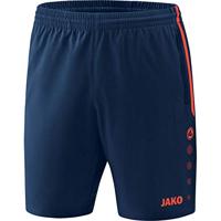 JAKO 6218K Short Competition 2.0 Kids - Navy/Flame - 140 - thumbnail