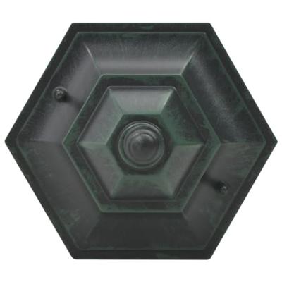 VidaXL Paalverlichting voor tuin e27 110 cm aluminium donkergroen 6 st VidaXL Paalverlichting voor tuin e27 110 cm aluminium donkergroen 6 st