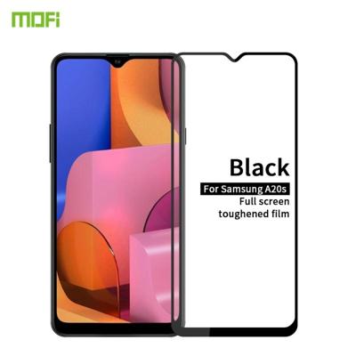 Voor Galaxy A20S MOFI 9H 2.5 D volledig scherm gehard glas film (zwart)
