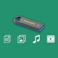 USB-stick 3.1 Philips Moon Space Grey 64GB - thumbnail