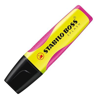 Markeerstift Stabilo Boss Splash 4 kleuren Markeerstift Stabilo Boss Splash 4 kleuren