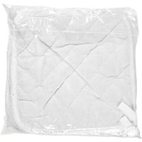 Creativ Company Pannenlappen, afm 20x20 cm, 145 gr, wit, 4 stuk/ 1 doos - thumbnail