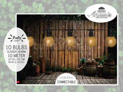 Partylights Big Bulb 10 LED 10m