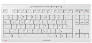 CHERRY STREAM KEYBOARD TKL toetsenbord Universeel USB QWERTZ Duits Wit