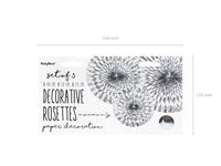 Paper fans zilver (3st) - thumbnail