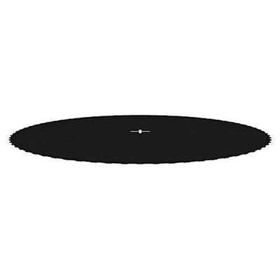 VidaXL Springmat voor 13 feet/3,96 m ronde trampoline stof zwart