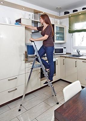 Vrijstaande ladder SOLIDY 4 stappen KRAUSE