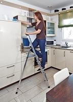 Vrijstaande ladder SOLIDY 4 stappen KRAUSE - thumbnail