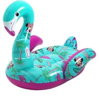 Bestway opblaasdier flamingo junior 173 x 170 cm PVC blauw/paars - thumbnail