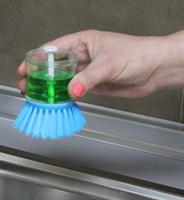 Fackelmann tecno afwasborstel transparant - thumbnail