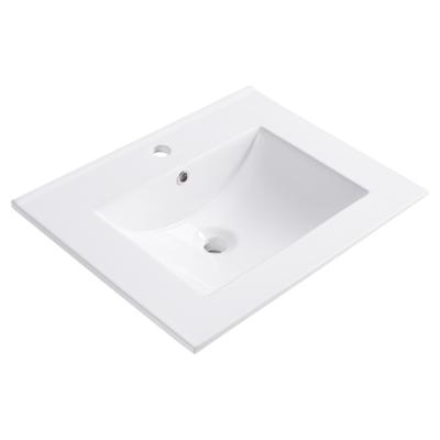 Differnz Legs wastafel 60 cm keramiek wit