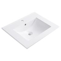 Differnz Legs wastafel 60 cm keramiek wit - thumbnail