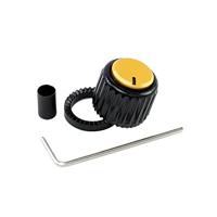 D&apos;Addario PW-LNL-01BG LokNob Large zwart met goud - thumbnail