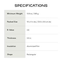 Nemo Tensor Trail Regular Slaapmat Mango/Huckleberry Regular - thumbnail